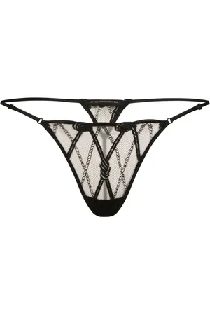 Kiki de Montparnasse Bondage mesh-panel thong