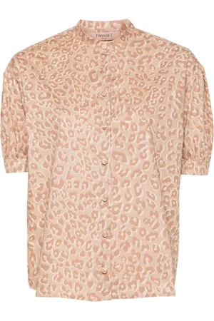Twin-Set Animal-print cotton shirt