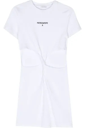 Patrizia Pepe Cut-out T-shirt minidress