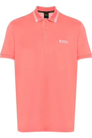 HUGO BOSS Logo-embroidered piqu?? polo shirt