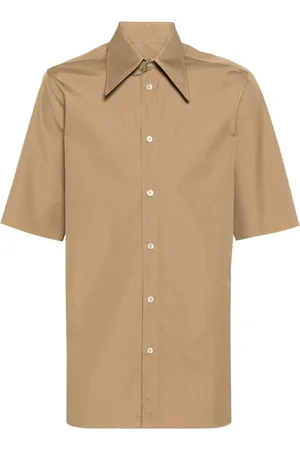 Maison Margiela Oversized-collar cotton shirt