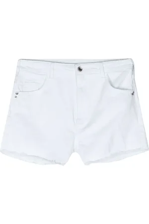 Patrizia Pepe Frayed denim shorts