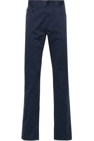 CANALI Mid-rise straight-leg trousers