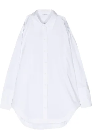 Patrizia Pepe Cold-shoulder cotton shirt
