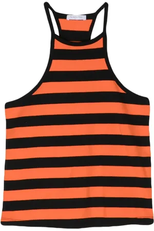 Patrizia Pepe Striped racerback tank top