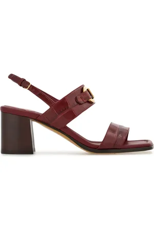 Salvatore Ferragamo 55mm Gancini-buckle leather sandals