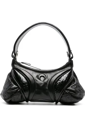 Marine Serre Stardust leather shoulder bag
