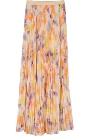Patrizia Pepe Pleated maxi chiffon skirt