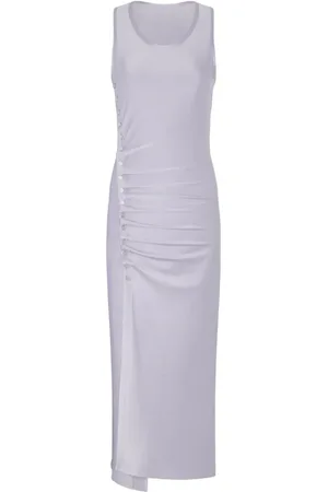 Paco rabanne Stud-detailed sleeveless midi dress