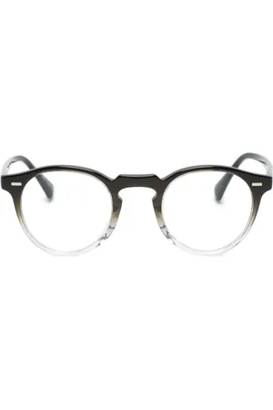 Oliver Peoples Gregory Peck round-frame glasses