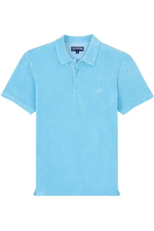 Vilebrequin Logo-embroidered organic cotton polo shirt