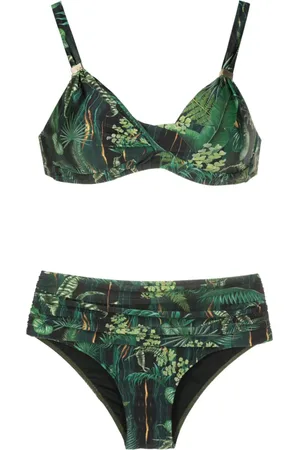 Lygia & Nanny Marianne leaf-print bikini