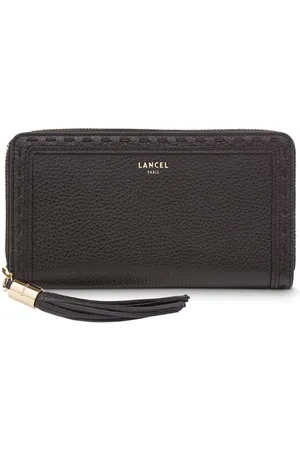 LANCEL Logo-stamp leather wallet
