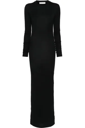 Ludovic De Saint Sernin Logo-embroidered maxi dress