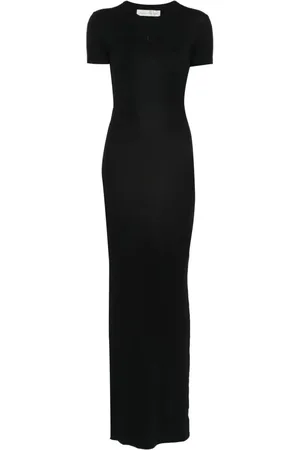 Ludovic De Saint Sernin Logo-embroidered maxi dress