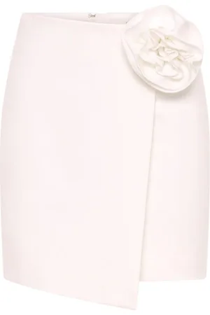 Nicholas Saylor floral-appliqu?? mini skirt