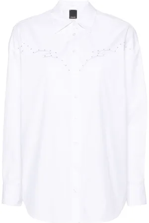 Pinko Embroidered poplin shirt