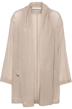 Serafini Open-front fluid coat
