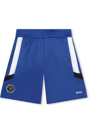 HUGO BOSS Logo-print elasticated-waist shorts