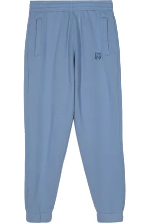 Maison Kitsuné Fox-appliqu?? cotton track pants