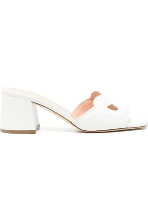Rupert Sanderson Laguna 70mm leather mules
