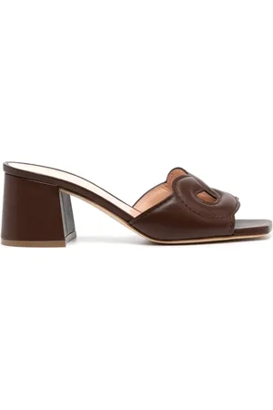 Rupert Sanderson Laguna 70mm leather mules