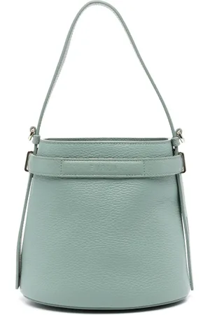 Furla Debossed-logo leather bucket bag