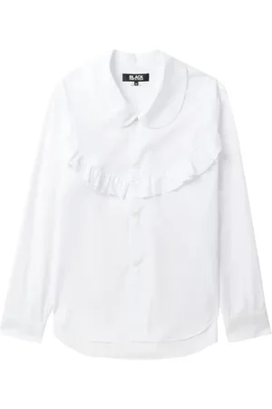 Comme des Garçons Ruffle-trimmed cotton shirt