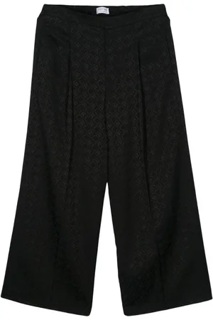 Marine Serre Moon Diamant-jacquard trousers