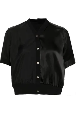 JNBY V-neck button-down shirt