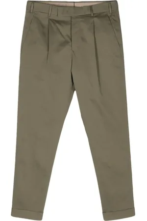 PT Torino Mid-rise tailored trousers