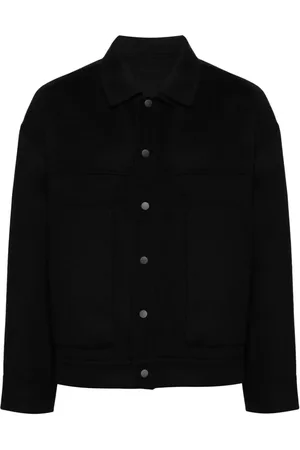 CROQUIS Classic-collar wool-cashmere shirt jacket