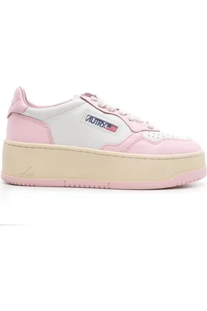 Autry Medalist platform leather sneakers