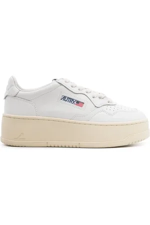 Autry Medalist platform leather sneakers