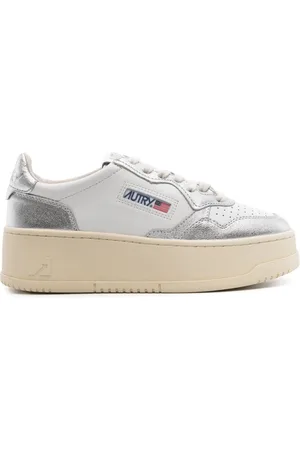 Autry Medalist platform leather sneakers