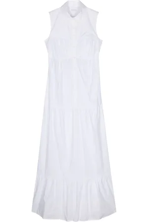 Patrizia Pepe Poplin maxi shirt dress