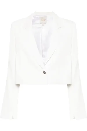 TWP Cropped single-breasted blazer