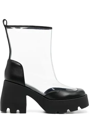 NODALETO Bulla leather-trimmed boots