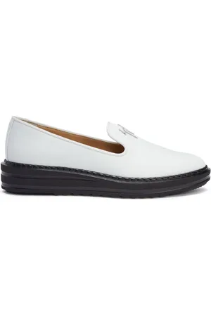 Giuseppe Zanotti Tim logo-lettering loafers
