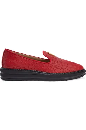 Giuseppe Zanotti Tim logo-lettering loafers