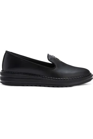 Giuseppe Zanotti Tim logo-lettering loafers