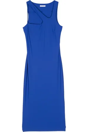 Patrizia Pepe Essential asymmetric midi dress