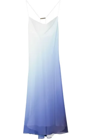 Patrizia Pepe Ombr??-effect chiffon midi dress