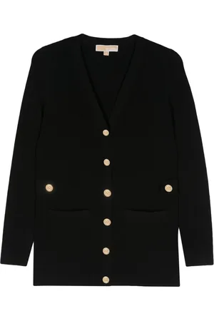 Michael Kors Button-up ribbed cardigan