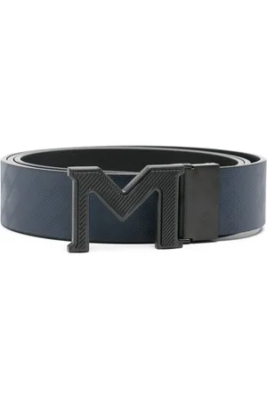 Montblanc Logo-buckle leather belt