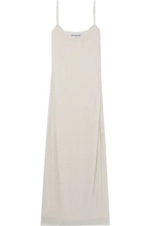 Self-Portrait Rhinestone-embellished sleeveless maxi dress
