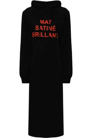 Maison Margiela Slogan-print drawstring hoodie