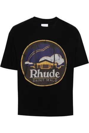 Rhude Logo-print cotton T-shirt