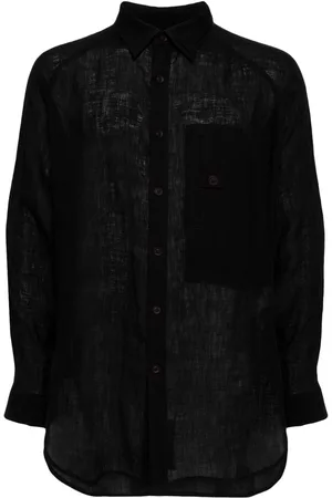 YOHJI YAMAMOTO Panelled linen shirt