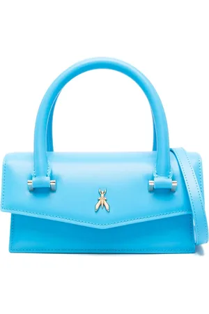 Patrizia Pepe Logo-plaque leather tote bag